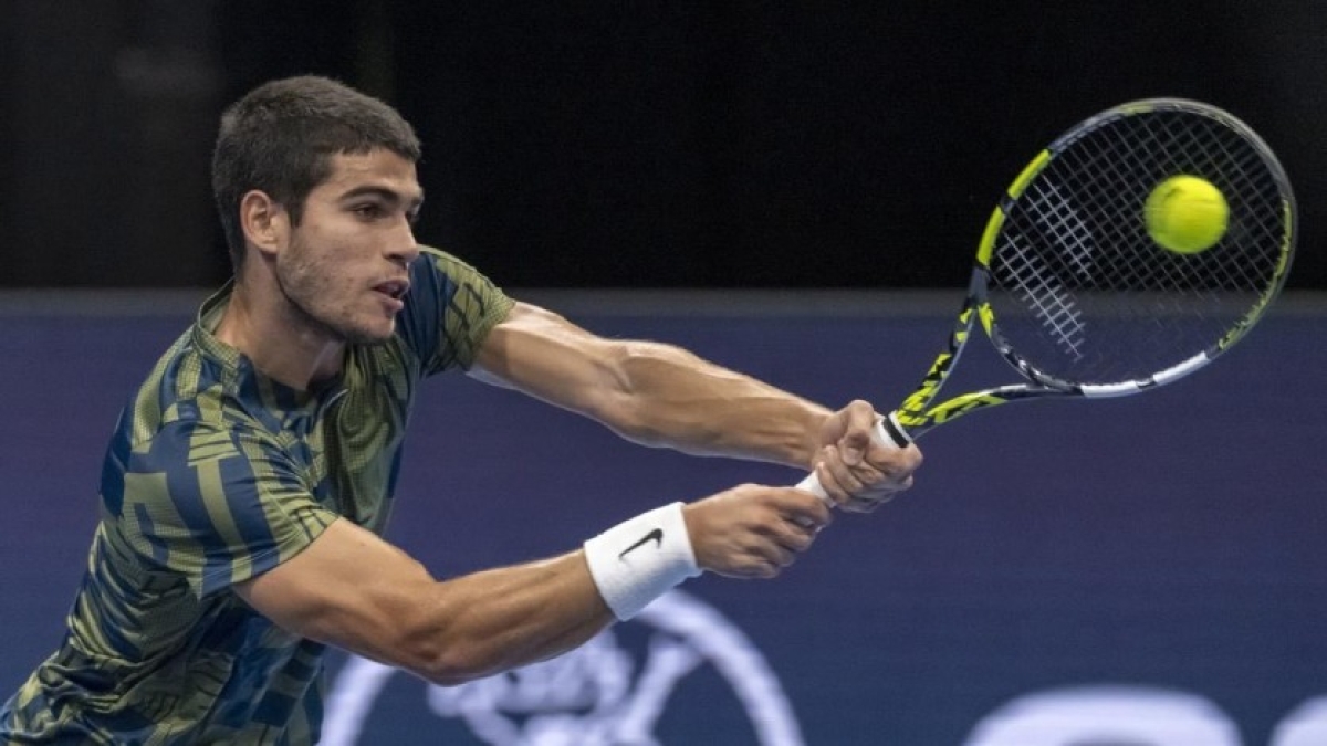 Alcaraz derrota a Draper en el ATP 500 de Basilea. Foto: Swiss Open