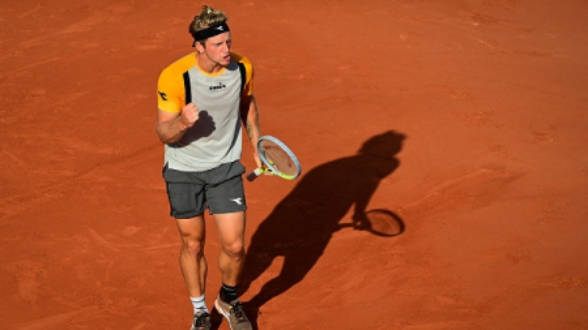 Alejandro Davidovich gana a Delbonis en Roland Garros 2021. Foto: gettyimages