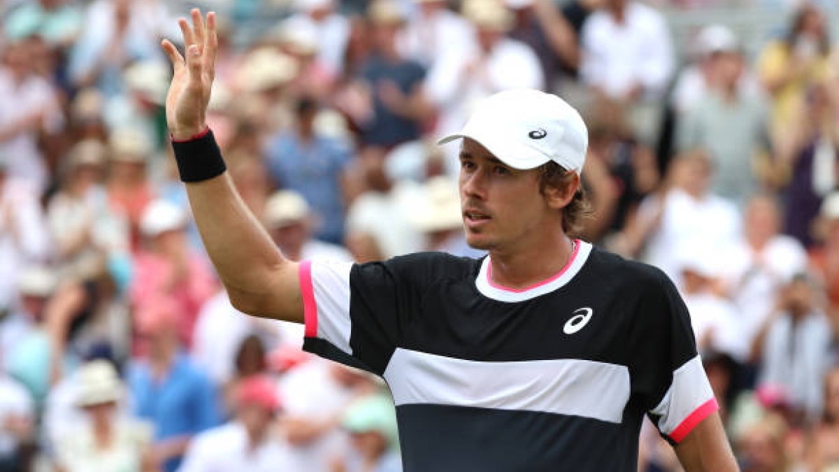Álex de Miñaur, cómodo en hierba. Foto: gettyimages
