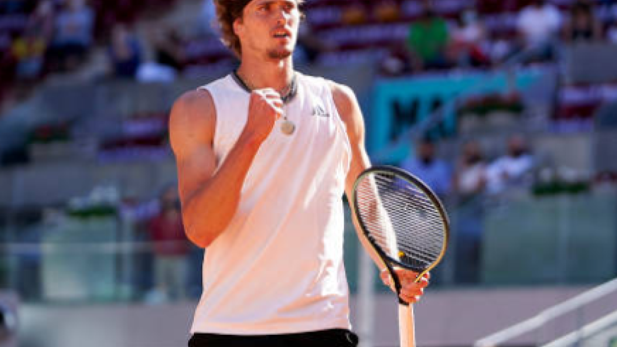Zverev se metió en semis de Madrid. Foto: Getty