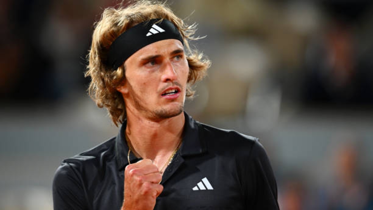 Alexander Zverev gana a Tiafoe en Roland Garros 2023. Foto: gettyimages