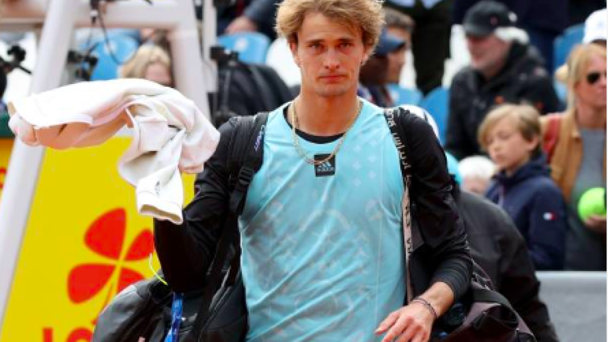 Alexaner Zverev entre lágrimas: "He tocado fondo". Foto: Getty