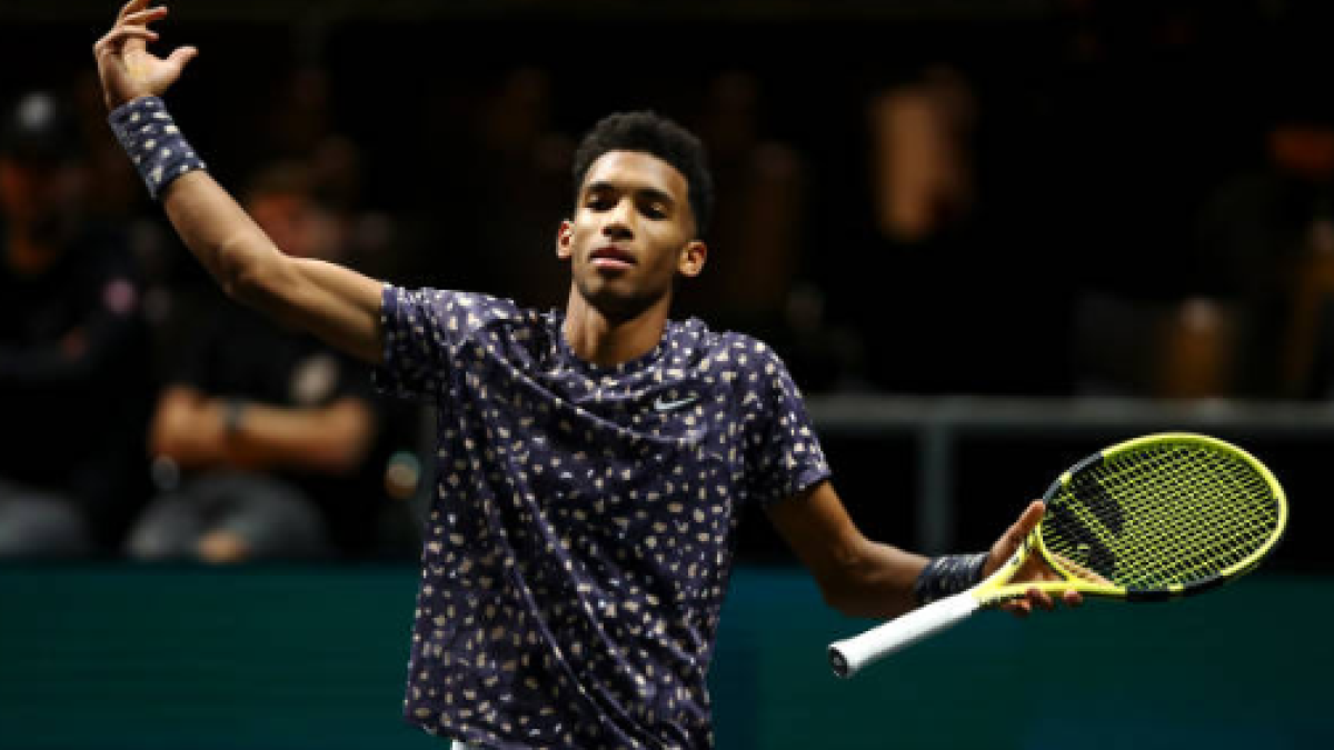 Félix Auger-Aliassime en ATP 500 Rotterdam 2020. Foto: gettyimages
