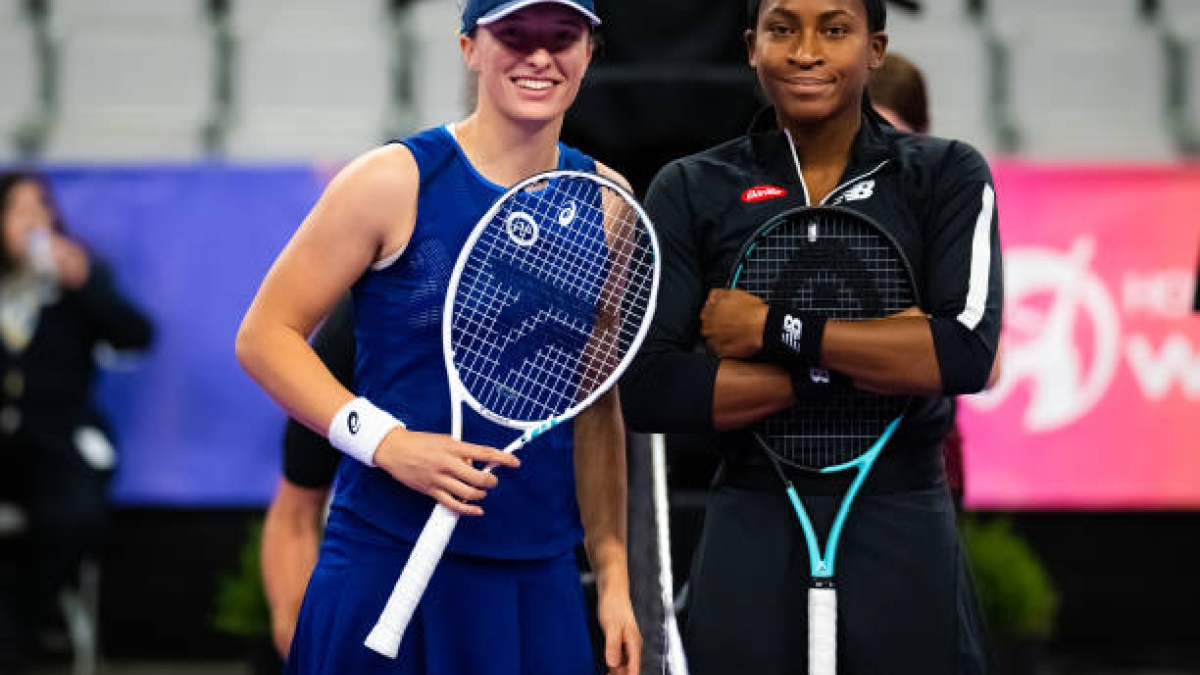 Swiatek y Gauff, posibles rivales en Open de Australia 2023. Foto: gettyimages