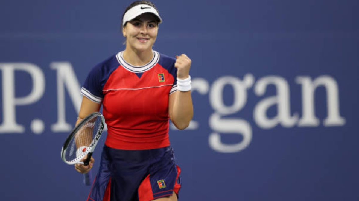 Bianca Andreescu. Fuente: Getty