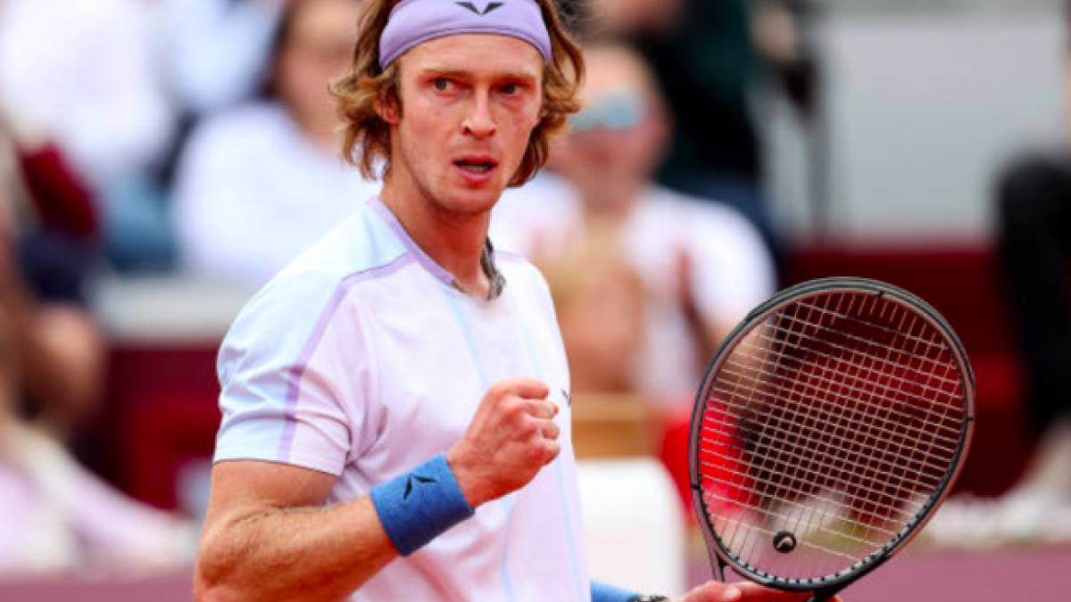 Andrey Rublev, en el ATP Banja Luka 2023. Foto: Getty 