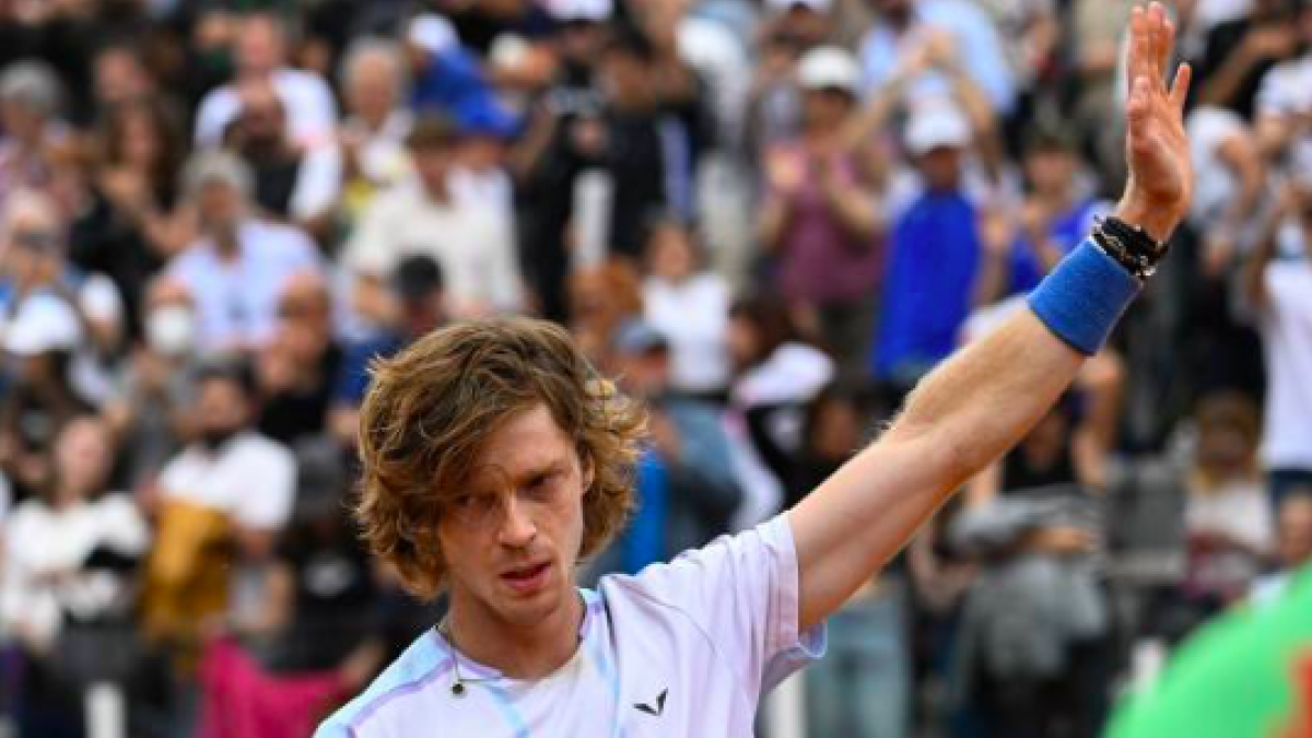 Andrey Rublev, disgustado tras su última derrota. Fuente: Getty