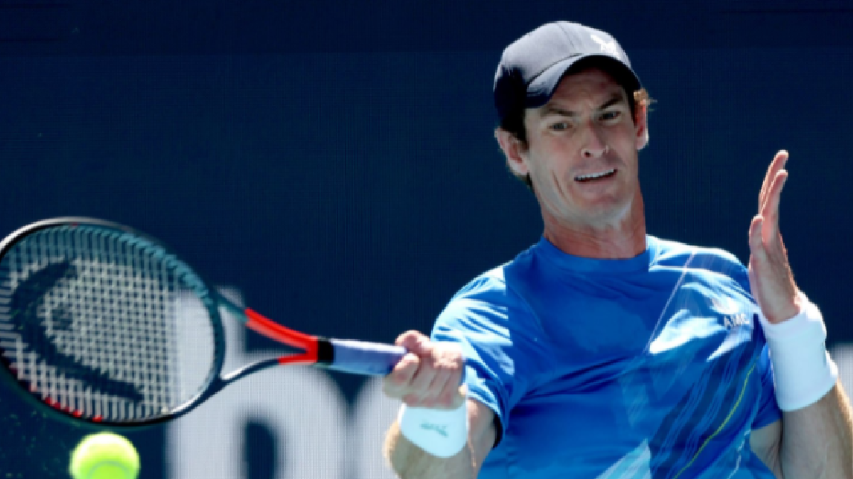 Andy Murray en Miami Open 2022. Foto: Getty