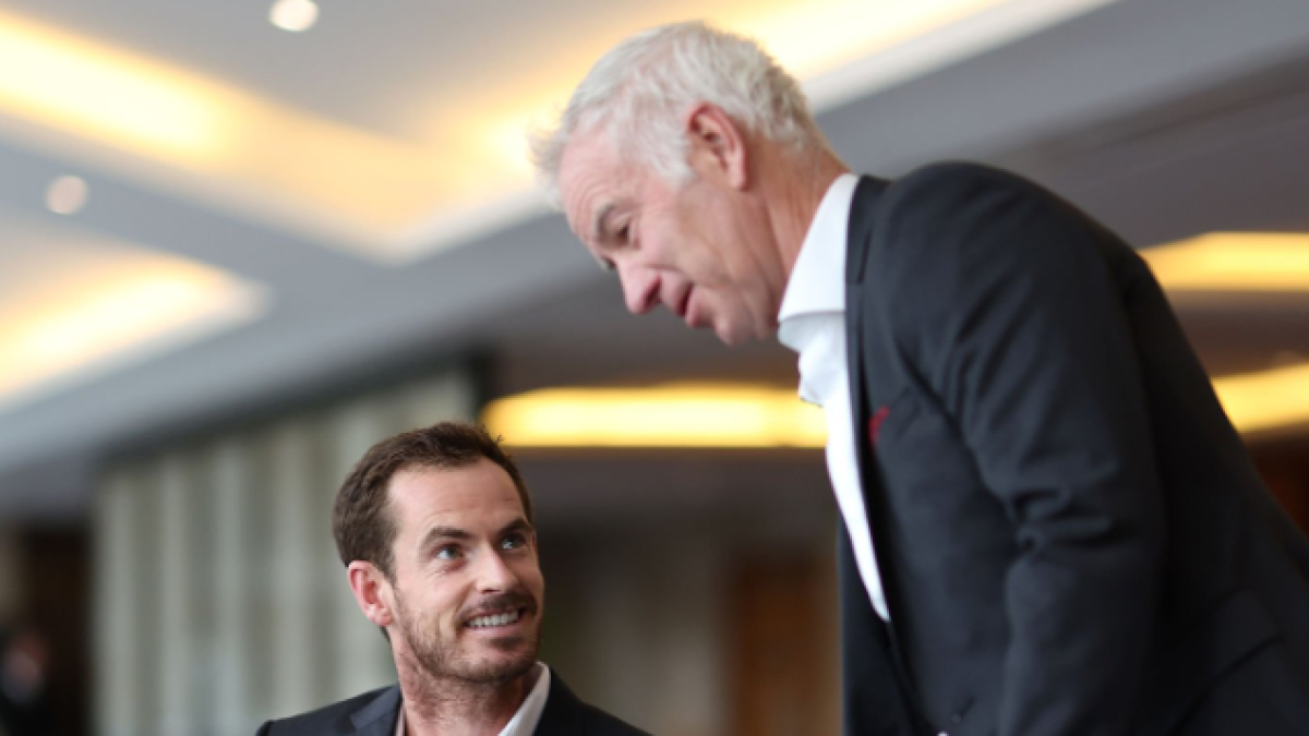 Andy Murray y John McEnroe. Foto: Getty
