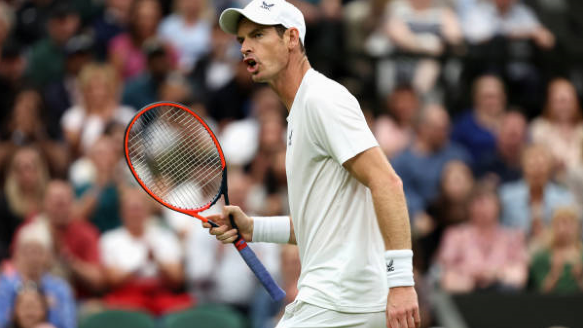 Andy Murray en Wimbledon 2023. Foto: getty