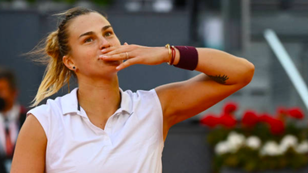Aryna Sabalenka, campeona en Madrid. Fuente: Getty