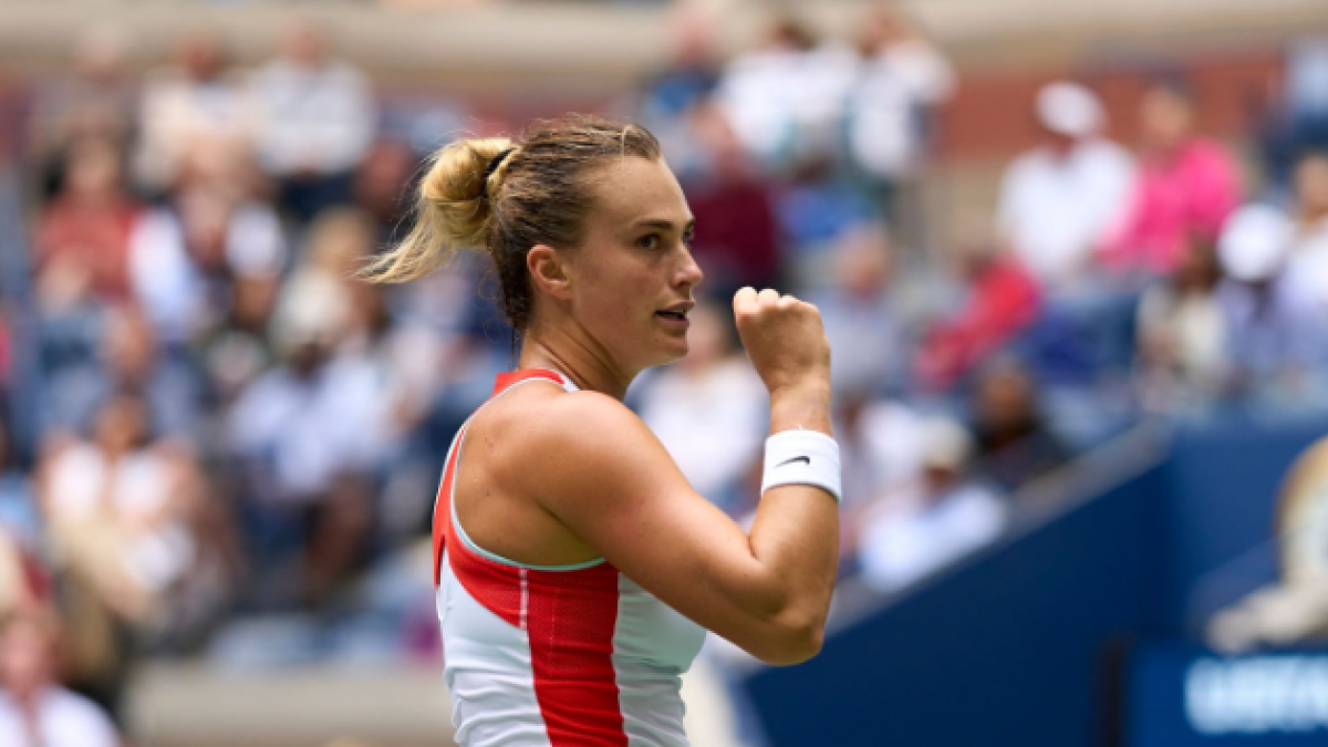 Aryna Sabalenka en el US Open 2022. Foto: Getty