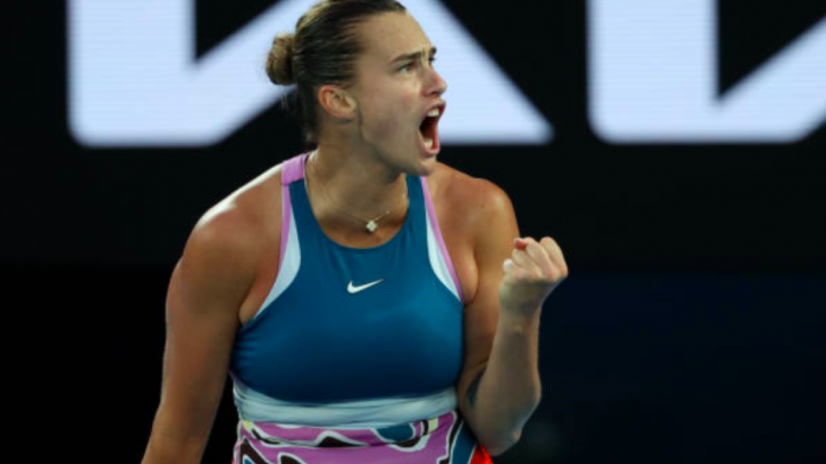 Aryna Sabalenka ha conseguido solucionar su problema de dobles faltas. Foto: Getty