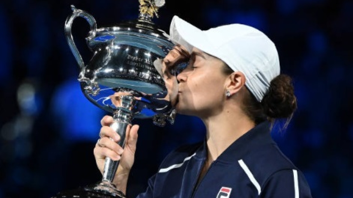 La número uno del mundo Ashleigh Barty. Foto: Getty