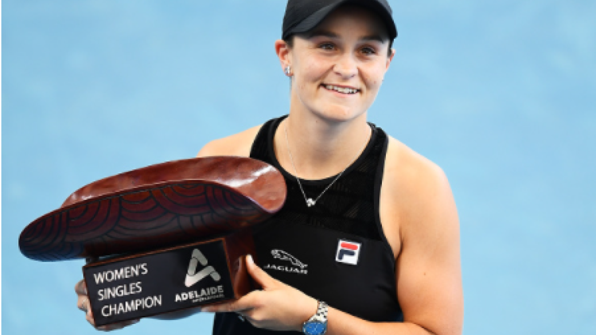 Ashleigh Barty, campeona en Adelaida 2022. Foto: gettyimages