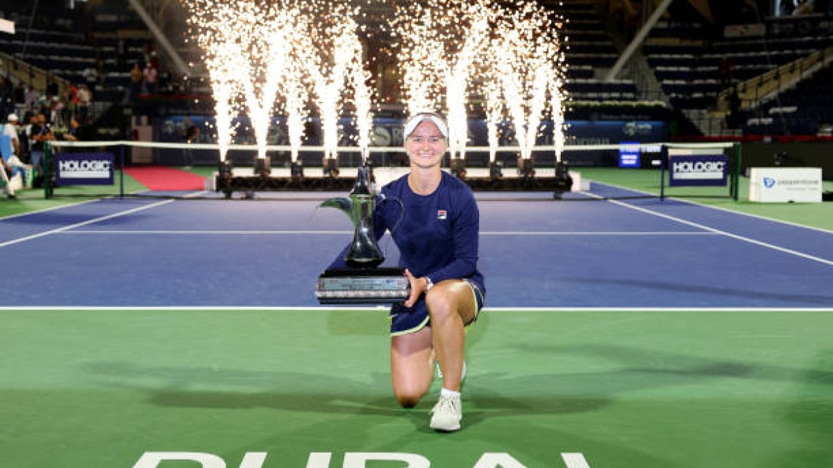 Barbora Krejcikova, confianza en sí misma. Foto: gettyimages