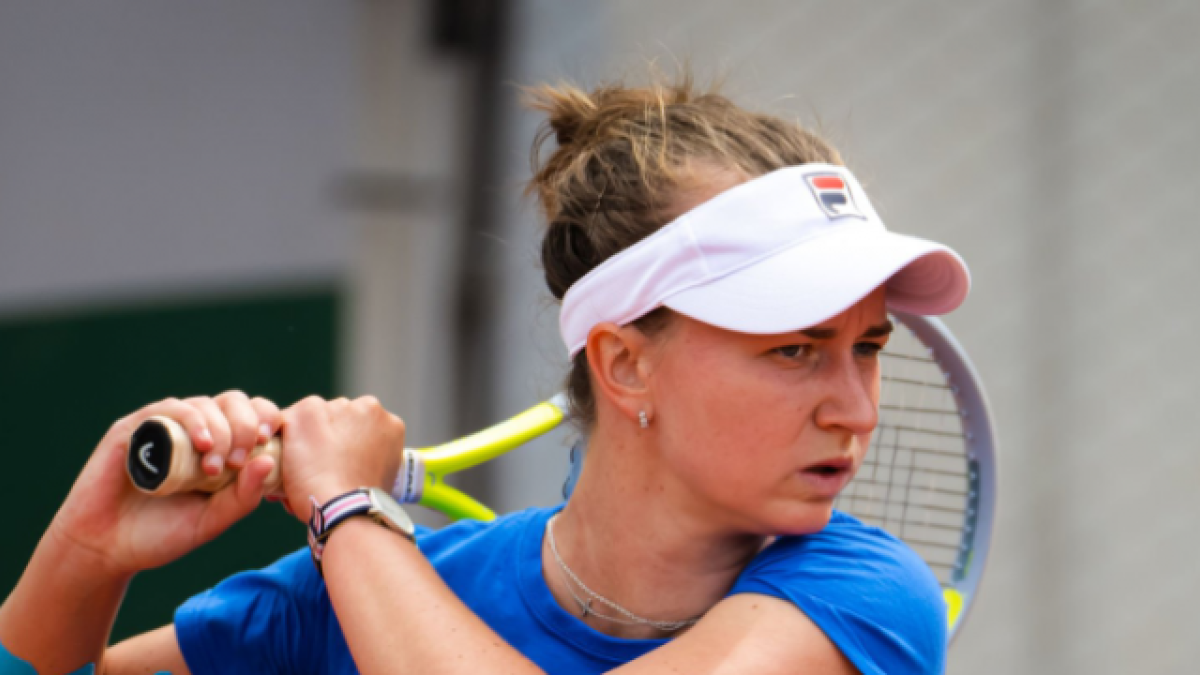 Barbora Krejcikova en Roland Garros 2022. Foto: Getty