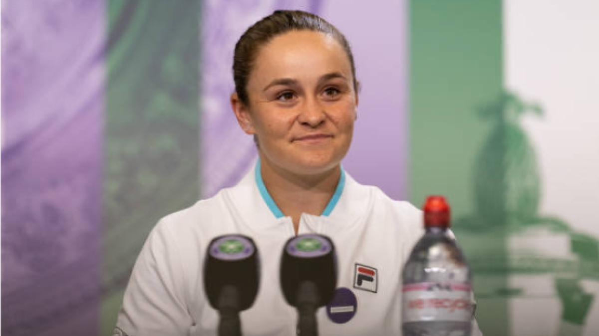 Ashleigh Barty, campeona de Wimbledon. Fuente: Getty