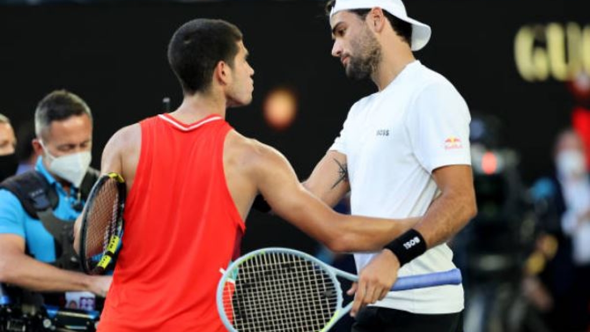 Berrettini alaba a Alcaraz: "Me ha sorprendido". Foto :Getty