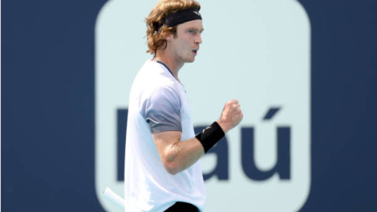 Andrey Rublev. Fuente: Getty