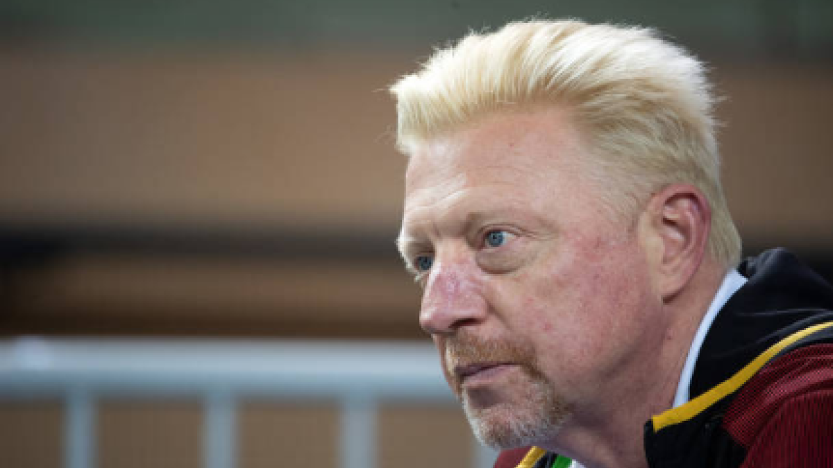 Boris Becker en una eliminatoria de Copa Davis. Fuente: Getty