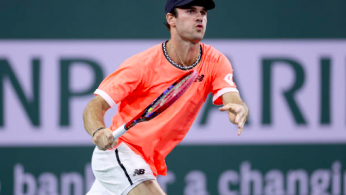 Tommy Paul durante el Masters 1000 de Indian Wells. Foto: Getty