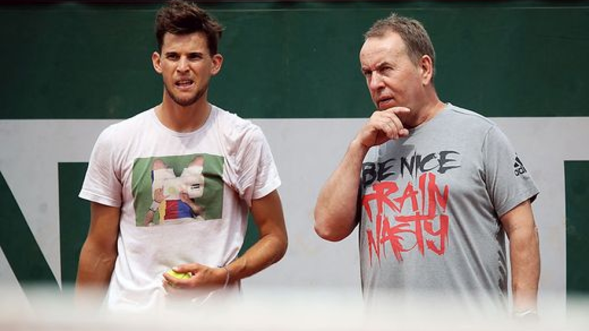 Thiem y Bresnik. Foto: Getty