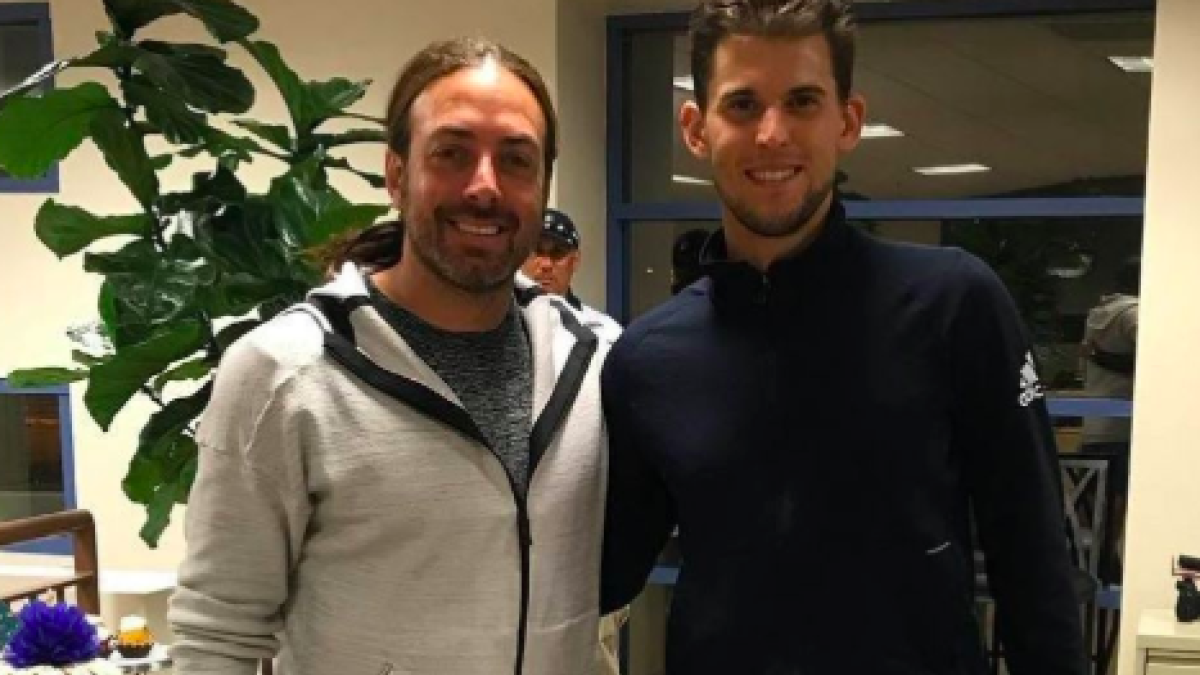 Nicolás Massú y Dominic Thiem