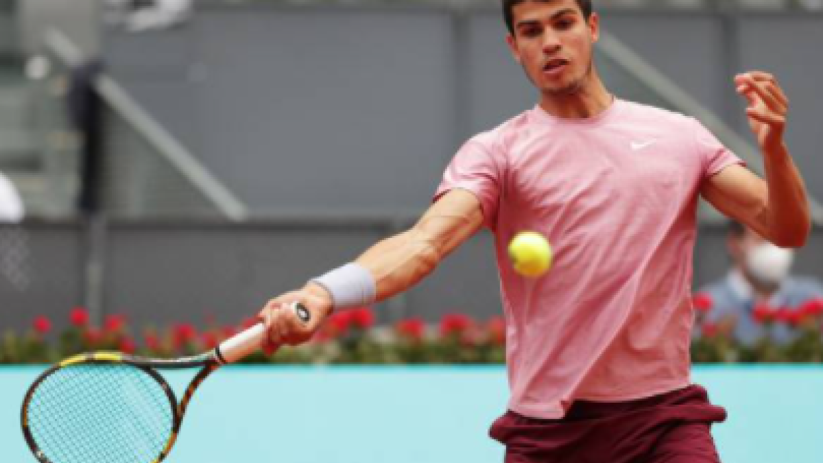 Alcaraz venció a Mannarino y ahora se medirá ante Nadal. Foto: Getty
