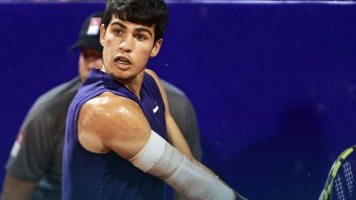 Alcaraz estrenó su palmarés ATP. Foto: Umag Open