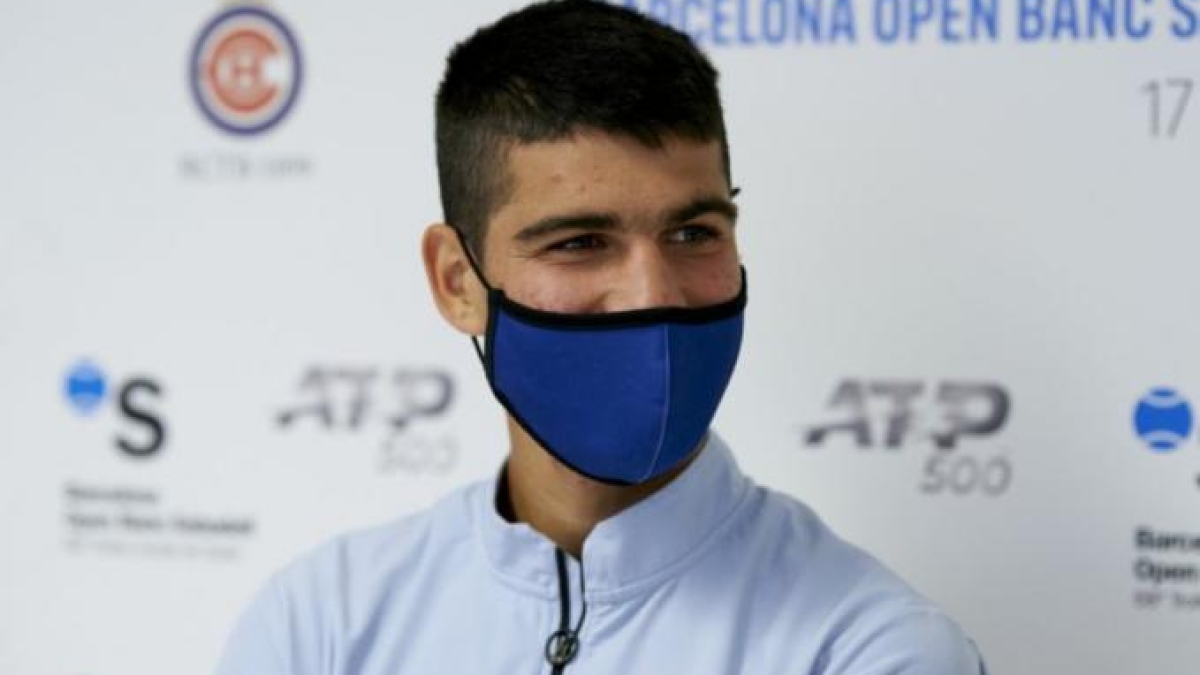 Carlos Alcaraz: "Intento no dar importancia a lo que los medios hablan de mí". Foto: BCN Godó