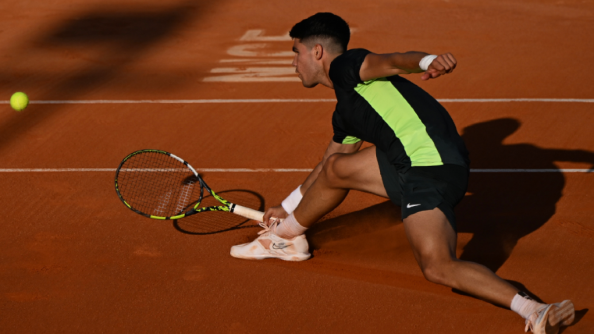 Carlos Alcaraz en la Copa Hopman 2023. Foto: getty