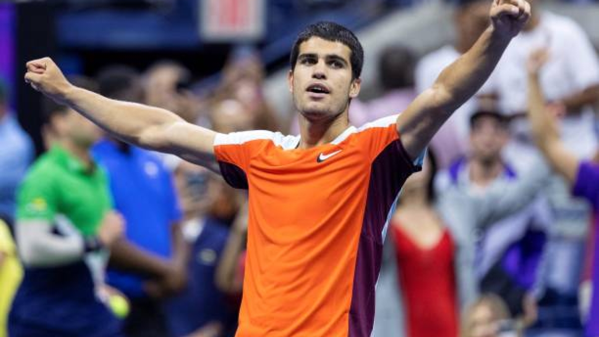 Carlos Alcaraz, declaraciones victoria ante Cilic en US Open 2022. Foto: gettyimages