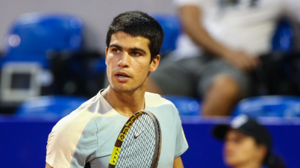 Carlos Alcaraz en Umag 2022. Foto: Getty