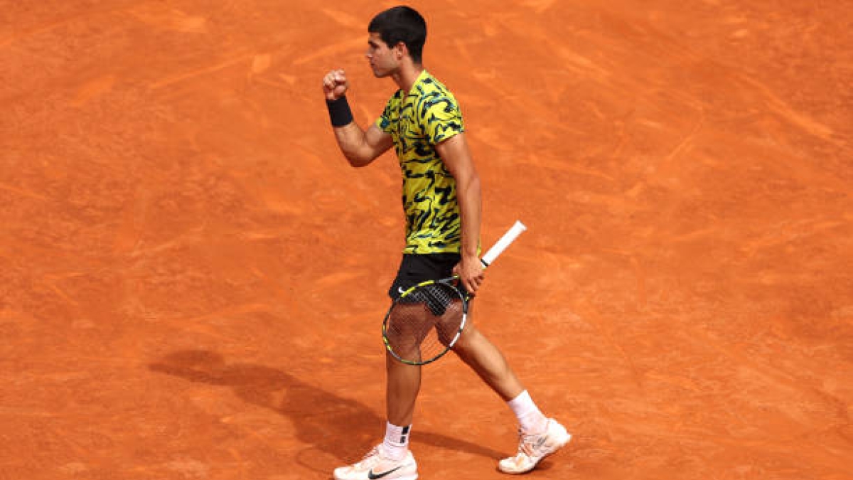 Carlos Alcaraz gana a Zverev en Mutua Madrid Open 2023. Foto: gettyimages