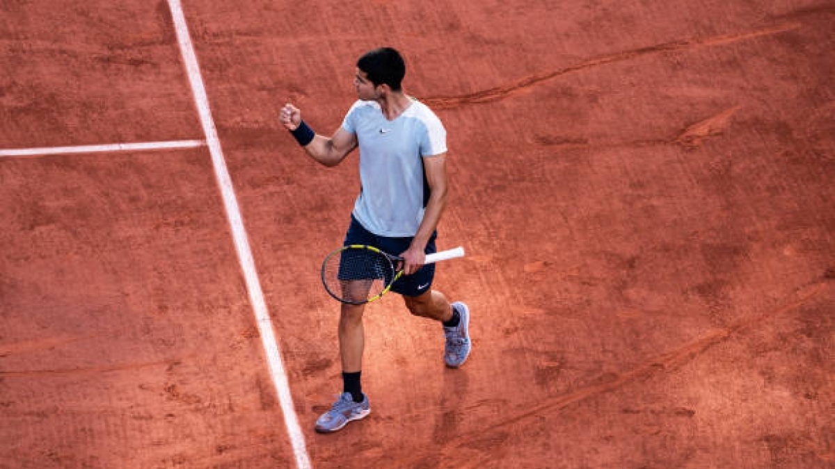 Carlos Alcaraz, inicio gira tierra batida. Foto: gettyimages