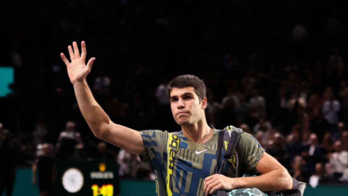 Carlos Alcaraz finaliza su temporada. Foto: Getty