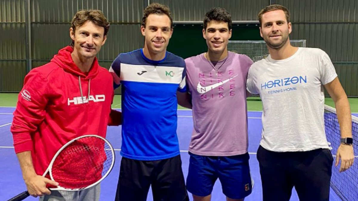 Marco Cecchinato y Carlos Alcaraz en Villena