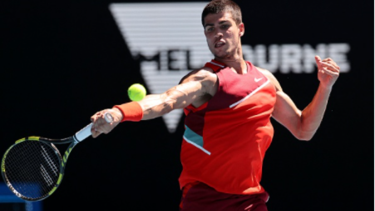 Carlos Alcaraz pierde con Matteo Berrettini. Foto: gettyimages