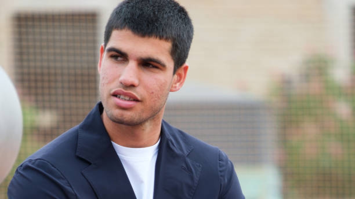Carlos Alcaraz, declaraciones previas en Mutua Madrid Open 2023. Foto: gettyimages