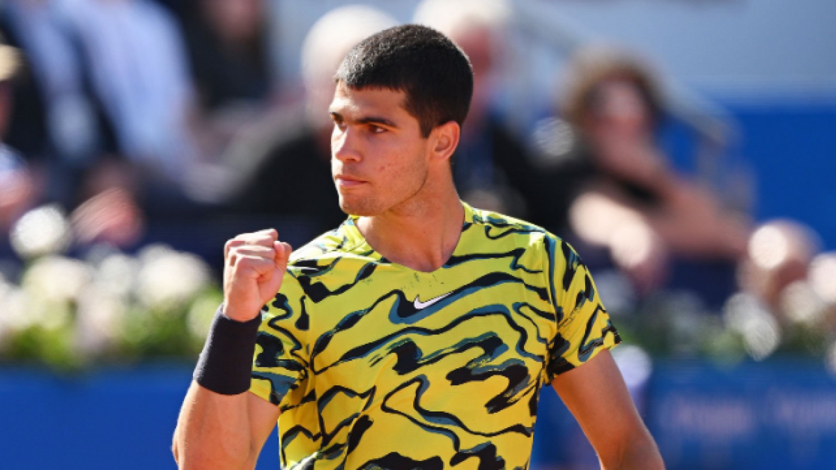 Carlos Alcaraz, campeón en el Conde de Godó 2023. Foto: Getty