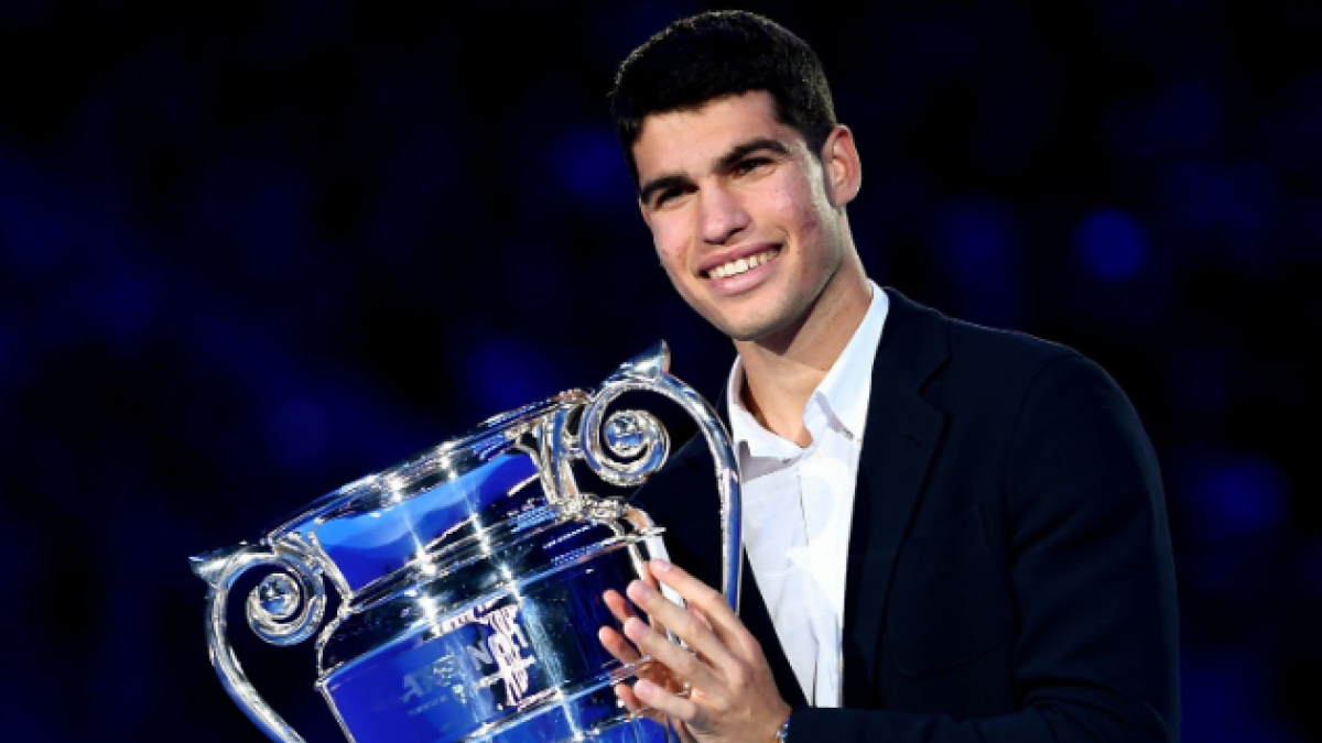 Carlos Alcaraz en Turín. Foto: Getty