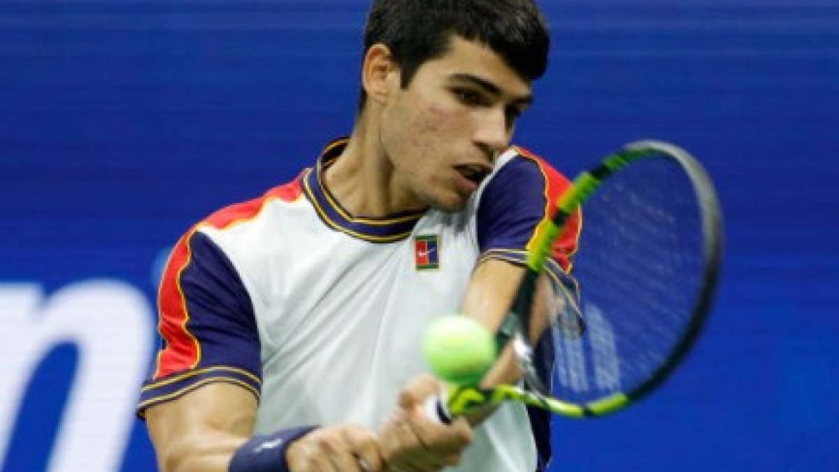 Alcaraz se tuvo que retirar del US Open. Foto: US Open