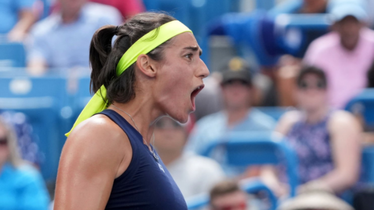Caroline Garcia en Cincinnati 2022. Foto: Getty