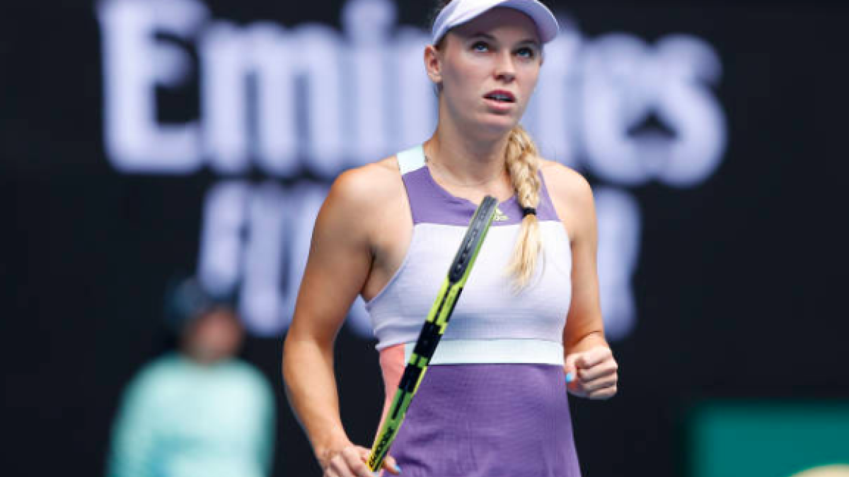 Wozniacki sigue en pie en el Open de Australia. Fuente: Getty