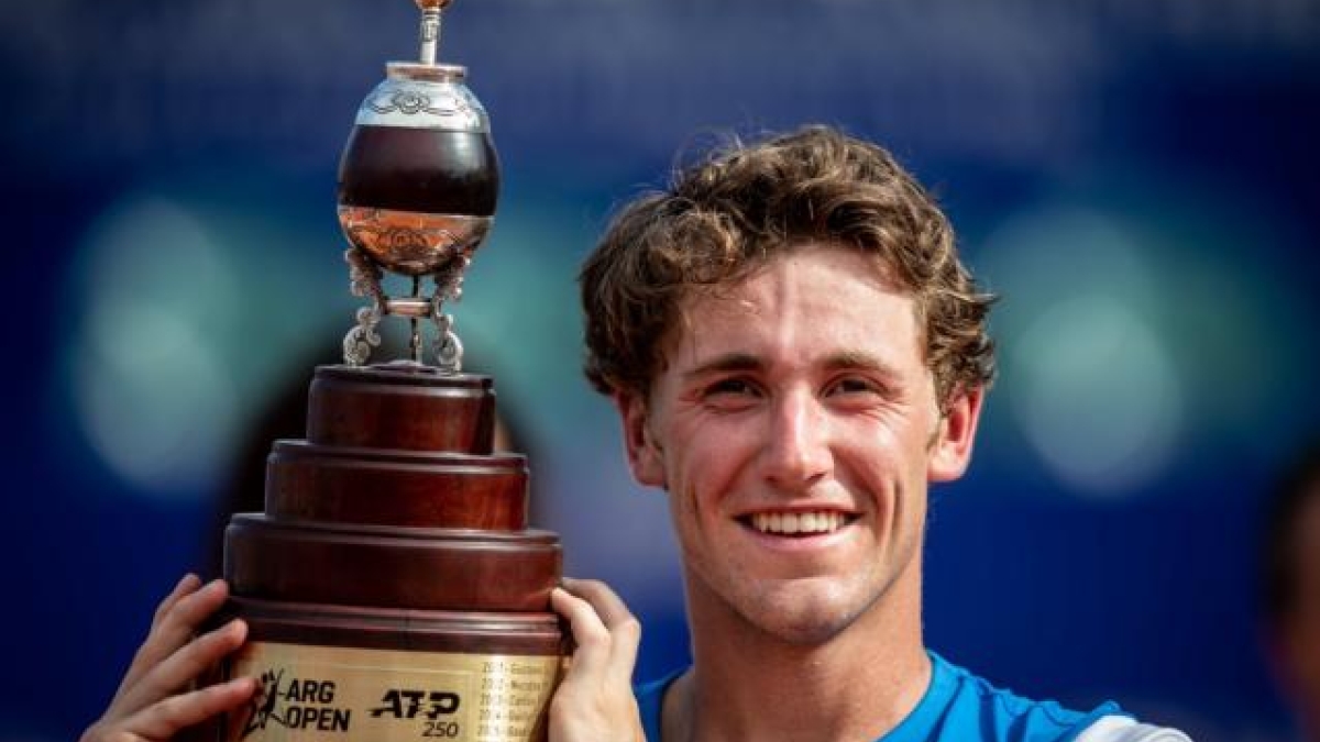 Ruud ganó en Buenos Aires el primer título de su carrera. Foto: Argentina Open