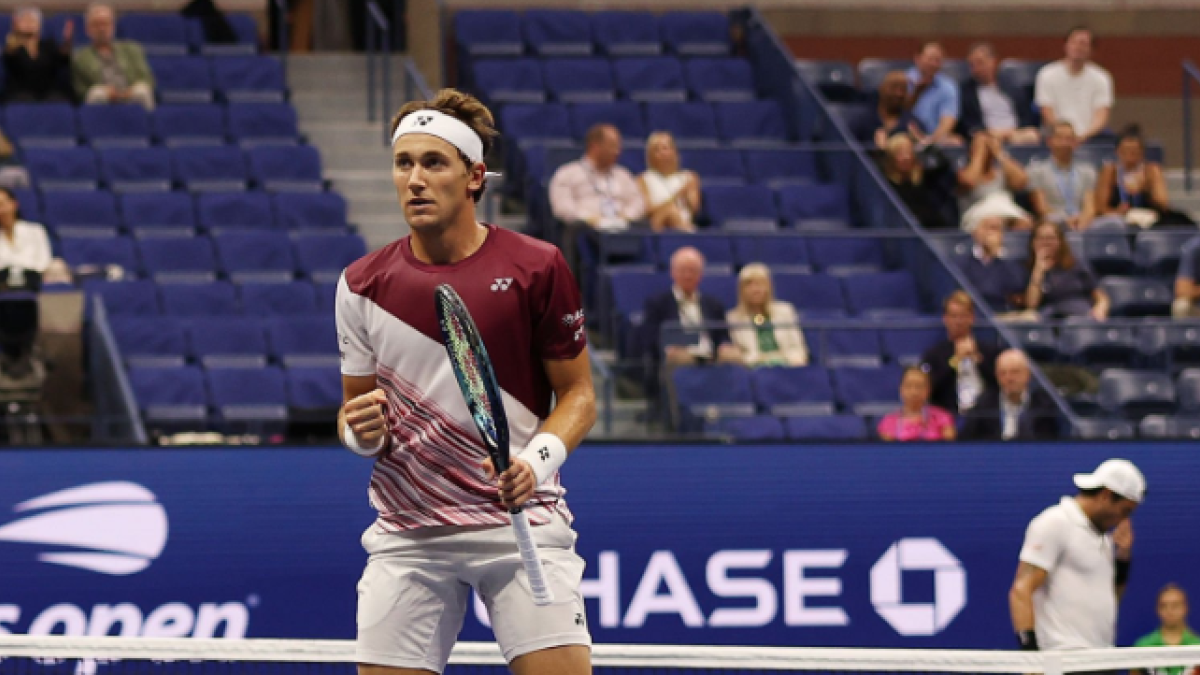 Casper Ruud en el US Open 2022. Foto: Getty