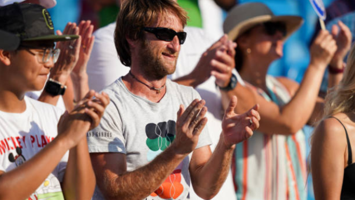 Gilles Cervara, entrenador de Daniil Medvedev. Fuente: Getty