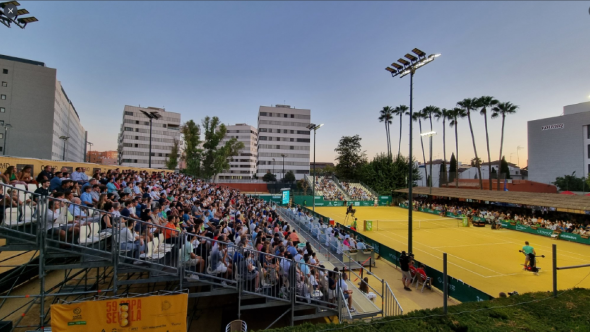 Aspecto de las instalaciones de la Copa Sevilla, uno de los Challenger más importantes en España. Fuente: Copa Sevilla