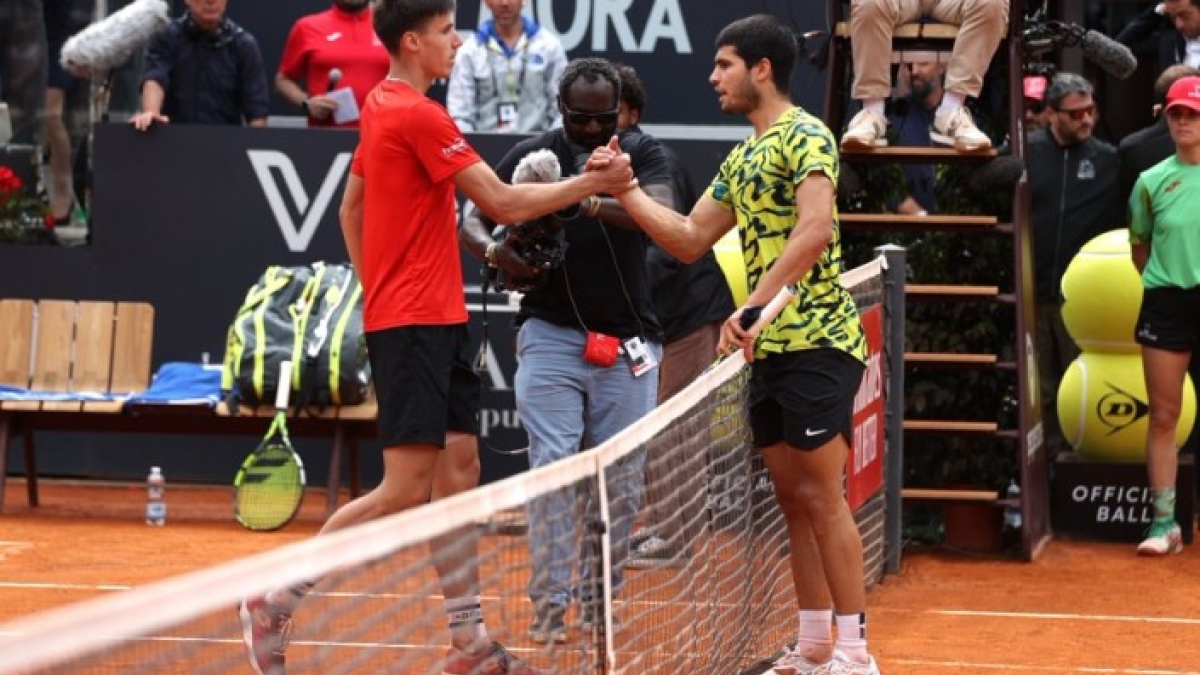 Las 3 claves que explican la derrota de Alcaraz ante Marozsan en Roma. Foto: Getty